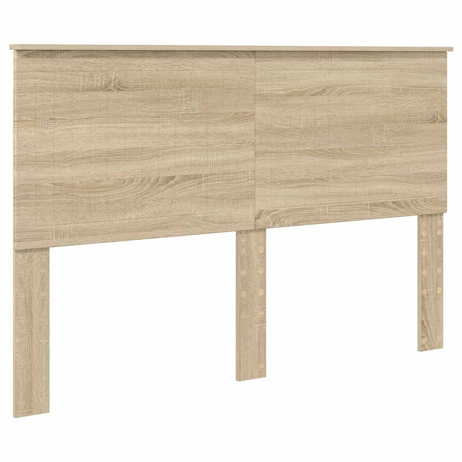 Cadre de lit Chêne Sonoma 150 x 200 cm Bois de pin massif - 6