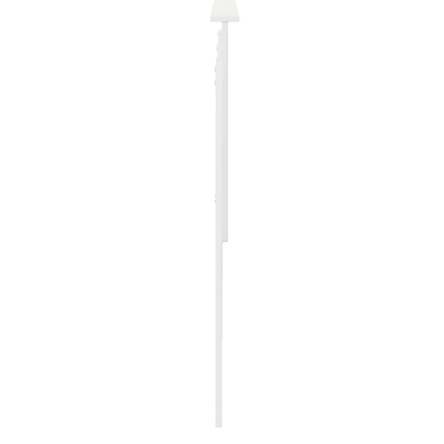 Tête de lit avec tête de lit Blanc 150 cm Bois d'ingénierie - 5