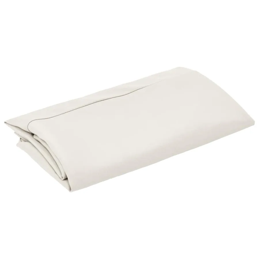 Tissu de remplacement pour parasol d'extérieur Blanc 300 cm - 3