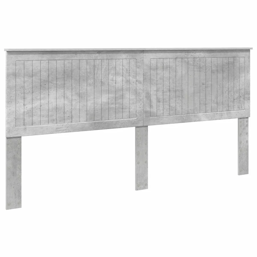 Tête de lit Gris béton 200 cm Bois d'ingénierie - 2