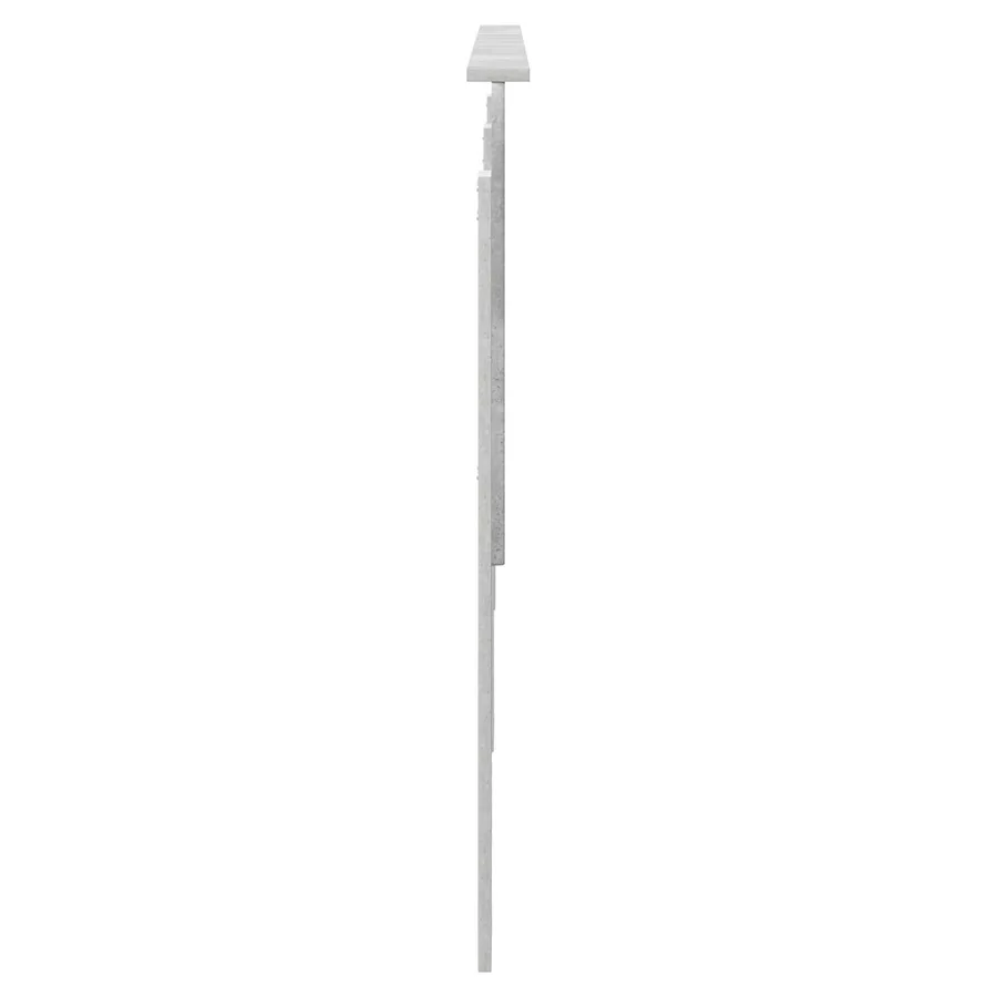 Tête de lit Gris béton 200 cm Bois d'ingénierie - 5