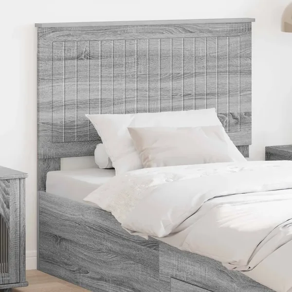 Tête de lit Gris Sonoma 100 cm Bois d'ingénierie