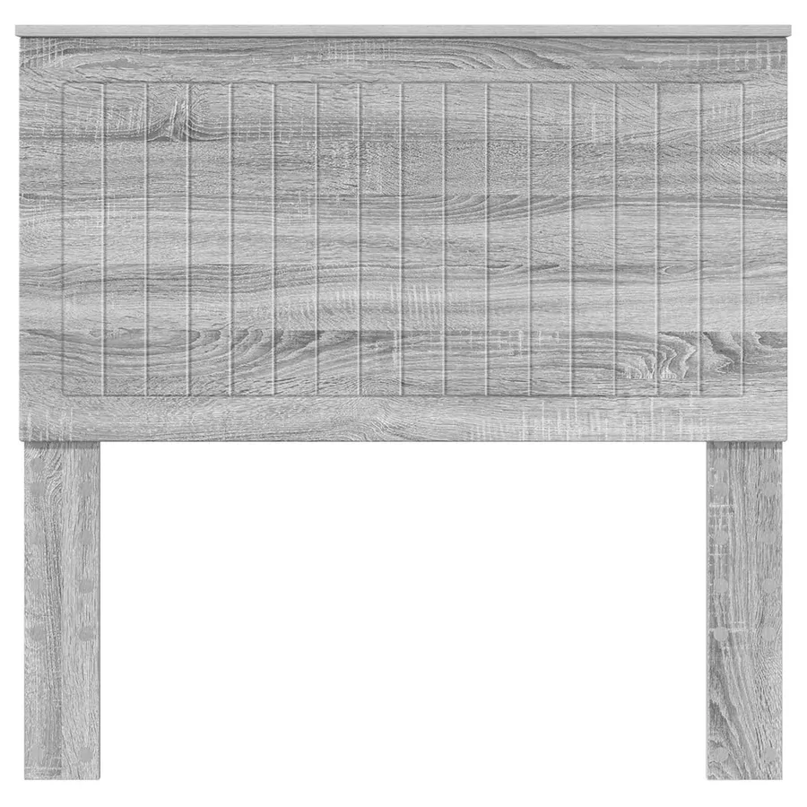 Tête de lit Gris Sonoma 100 cm Bois d'ingénierie - 4