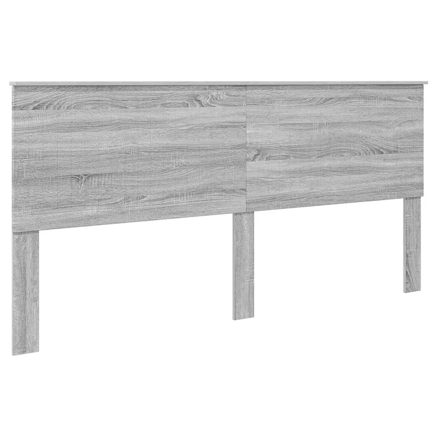 Lit de Rangement Gris Sonoma 200 x 200 cm Bois d'ingénierie - 7