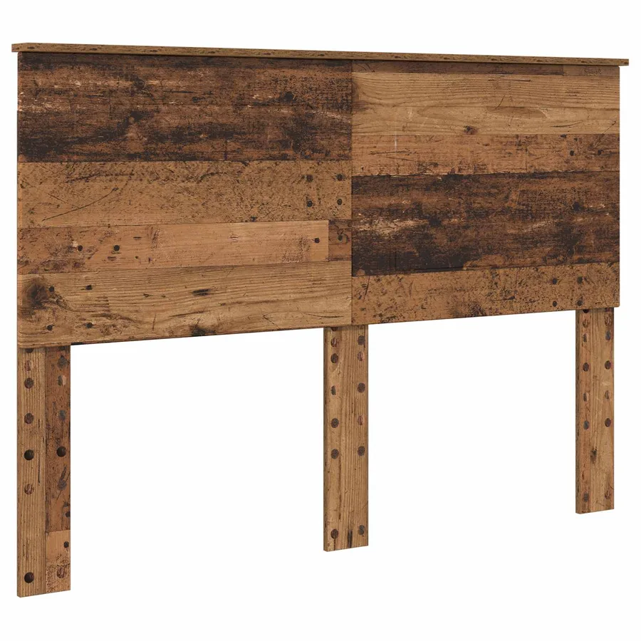 Cadre de lit Bois ancien 140 x 200 cm Bois de pin massif - 6