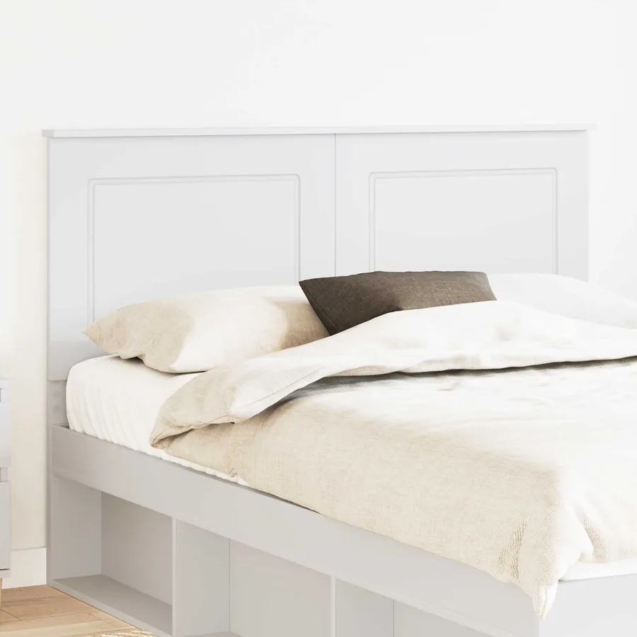 Tête de lit Blanc 100 cm Bois d’ingénierie