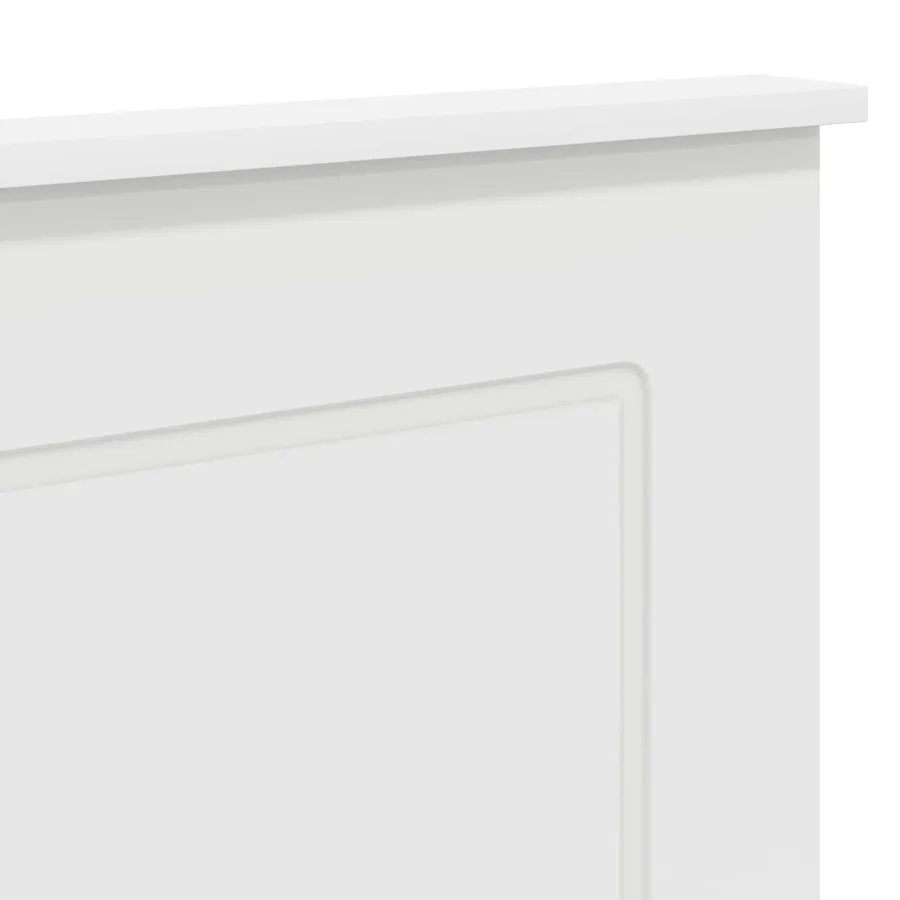 Tête de lit Blanc 100 cm Bois d’ingénierie - 7