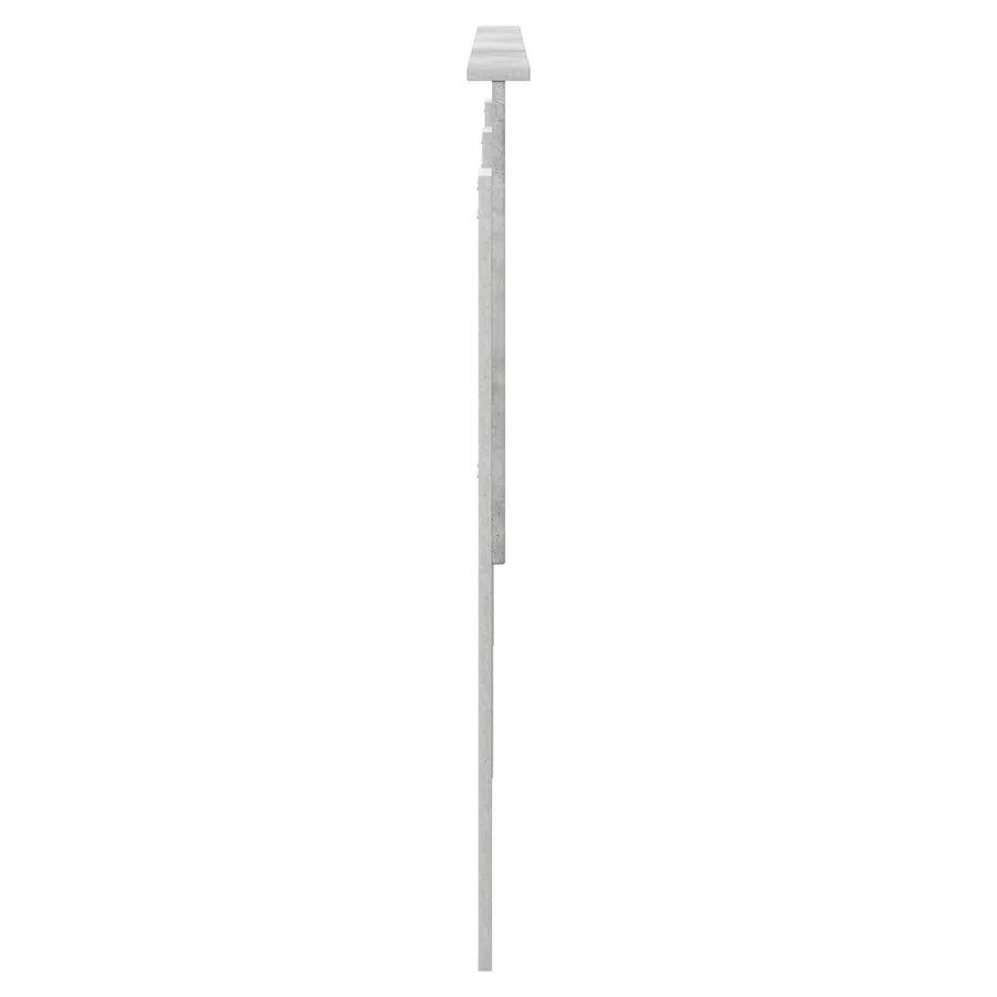 Tête de lit Gris béton 150 cm Bois d'ingénierie - 5