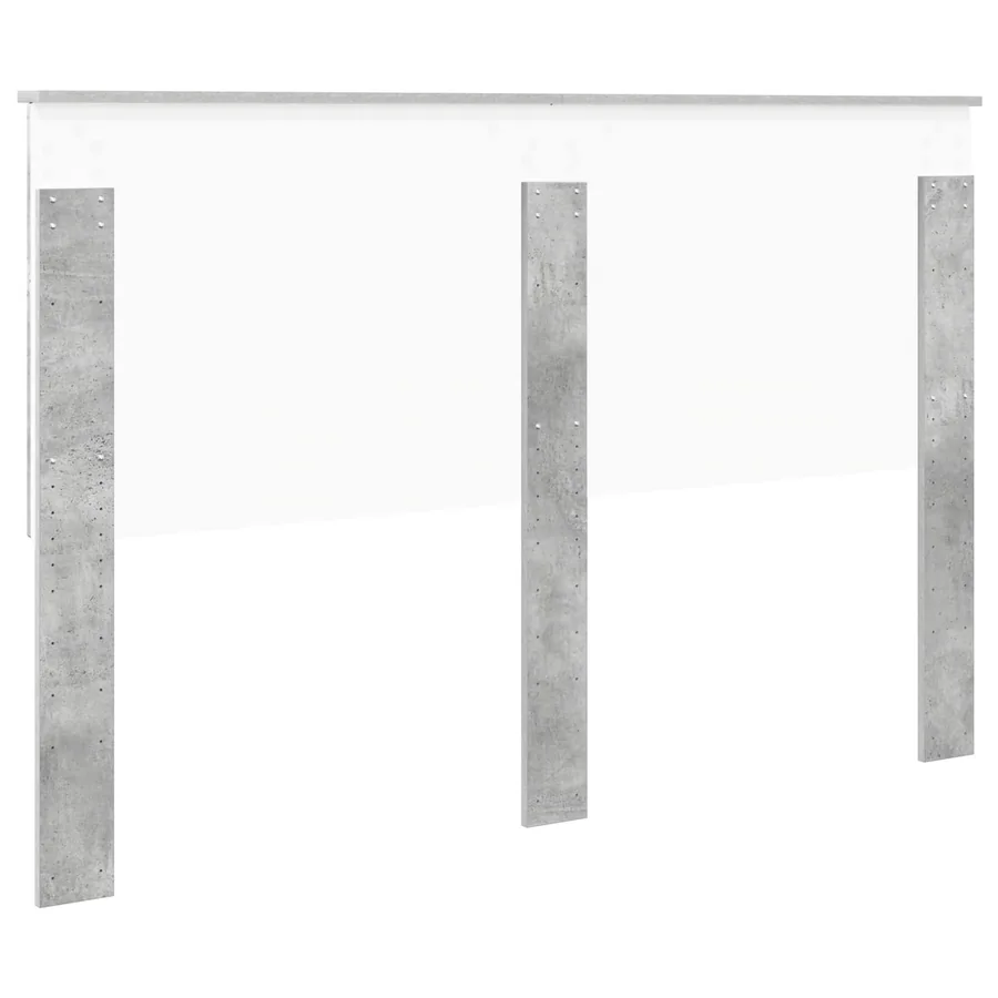 Tête de lit Gris béton 150 cm Bois d'ingénierie - 6