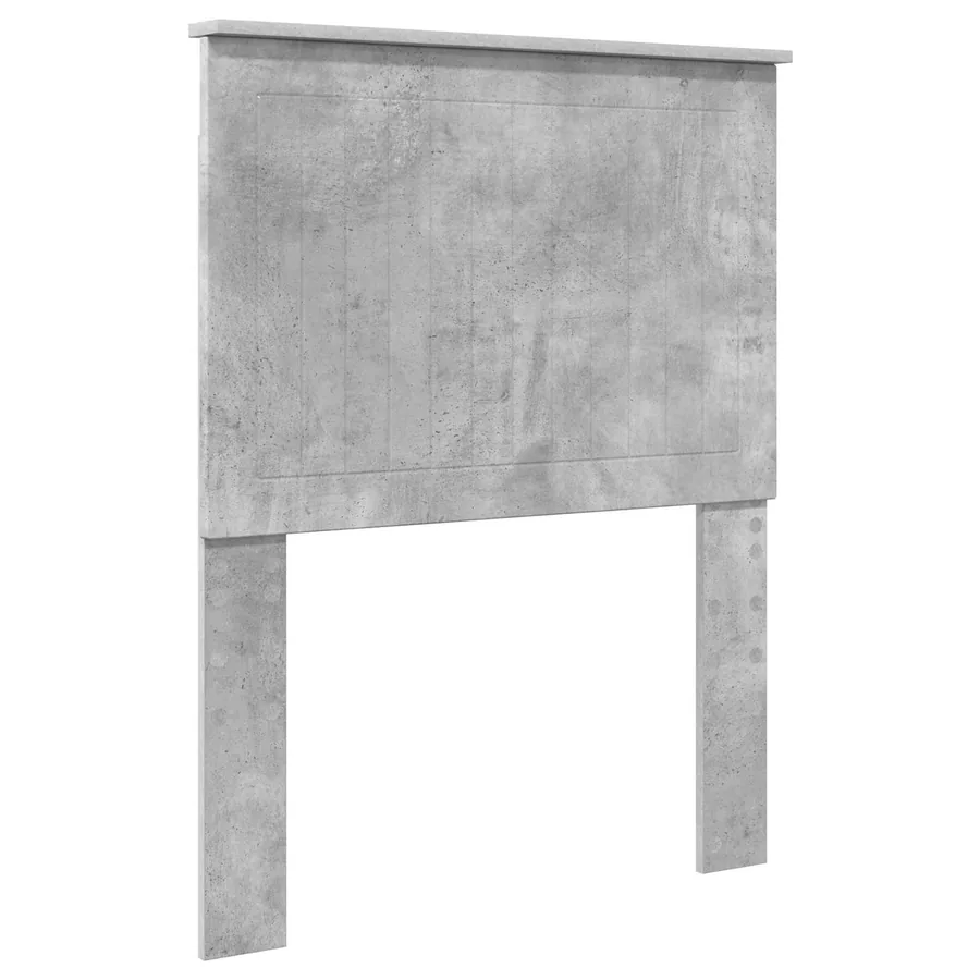 Cadre de lit Gris Béton 75 x 190 cm Bois de pin massif - 6