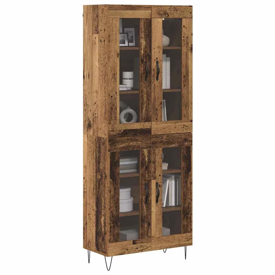 Haut Armoire Bois Ancien 69,5 x 34 x 180 cm Bois d'ingénierie - 3
