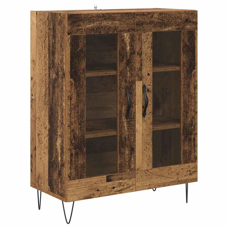 Haut Armoire Bois Ancien 69,5 x 34 x 180 cm Bois d'ingénierie - 6