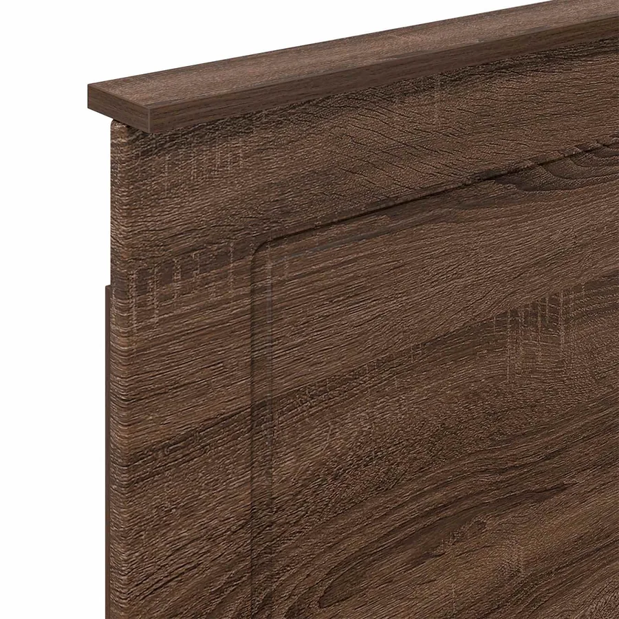 Tête de lit Chêne brun 100 cm Bois d’ingénierie - 7