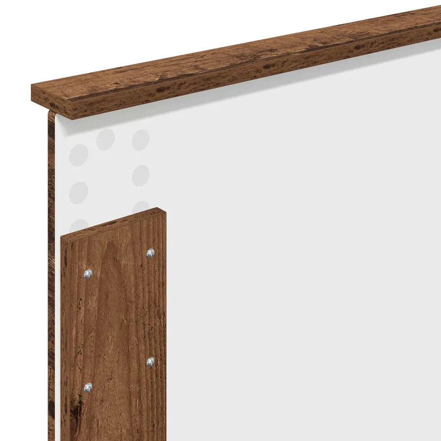 Cadre de lit Bois ancien 90 x 200 cm Bois d'ingénierie - 11