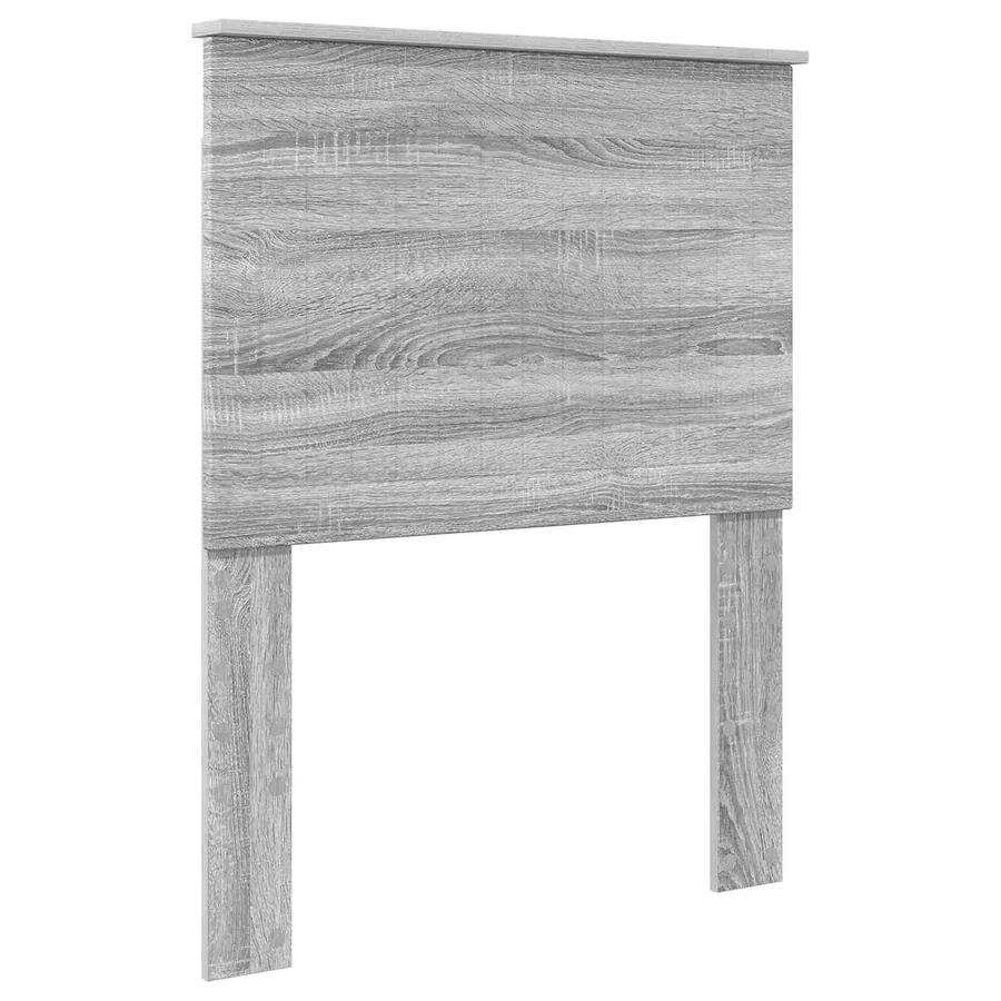Cadre de lit Gris Sonoma 75 x 190 cm Bois Ingénierie - 7