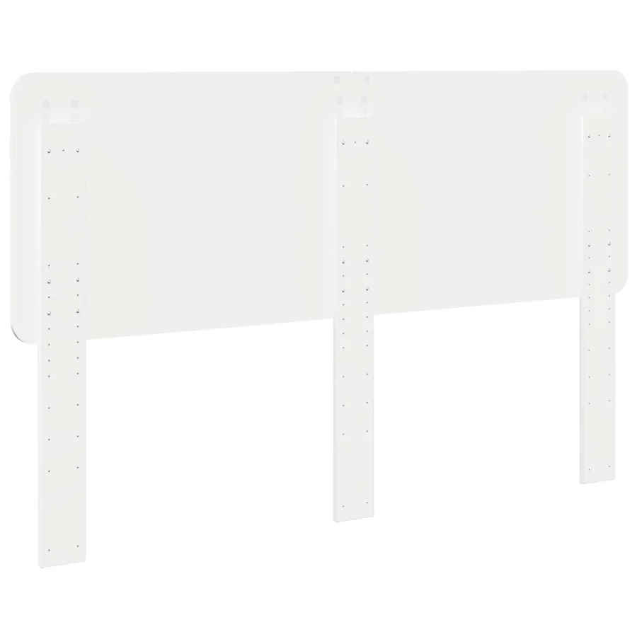 Tête de lit Blanc Bois d'ingénierie - 6