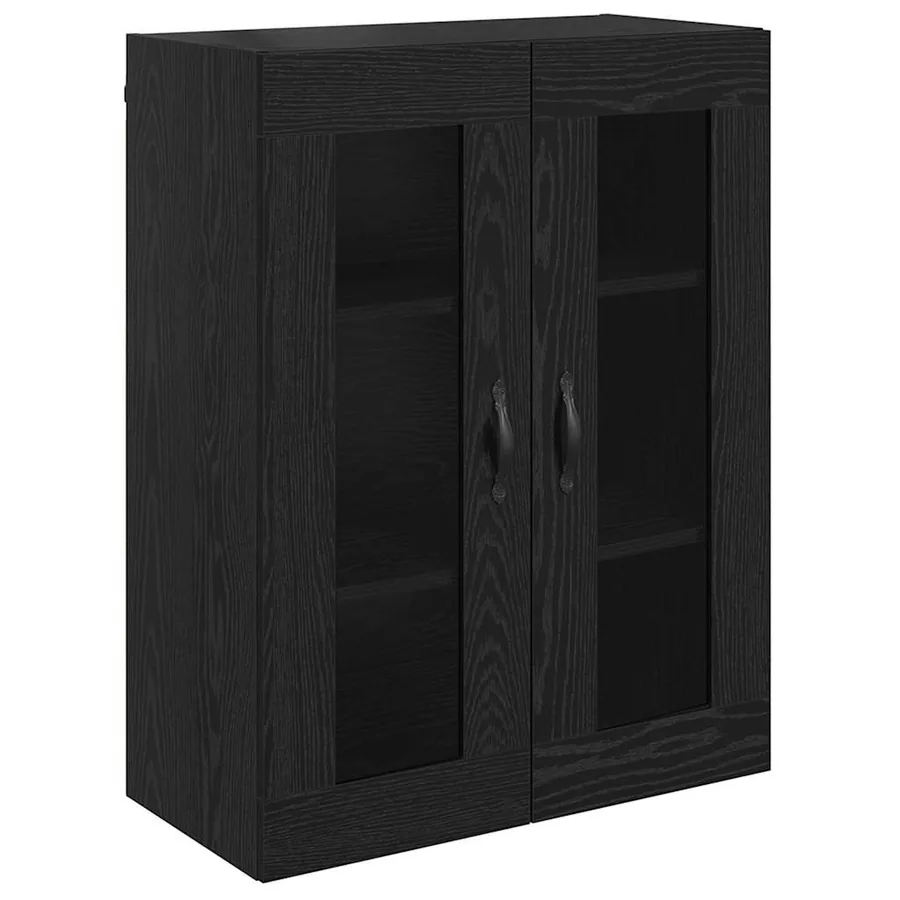 Haut Armoire Chêne noir 69,5 x 34 x 180 cm Bois d'ingénierie - 5