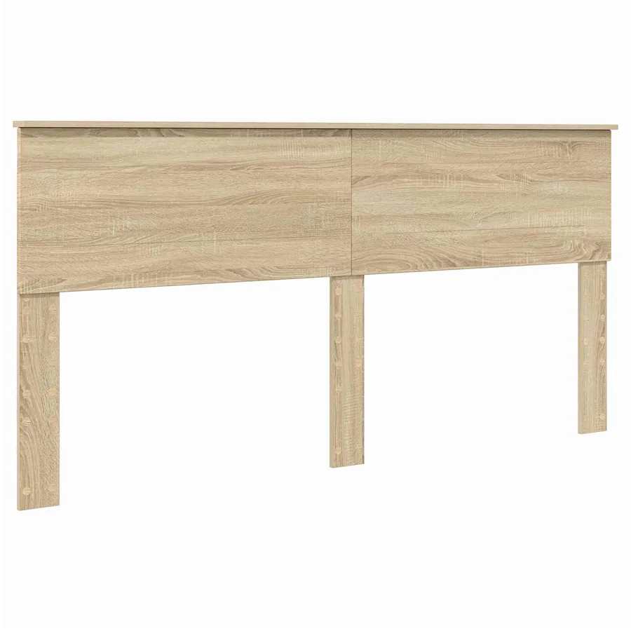 Cadre de lit Chêne Sonoma 200 x 200 cm Bois d'ingénierie - 7