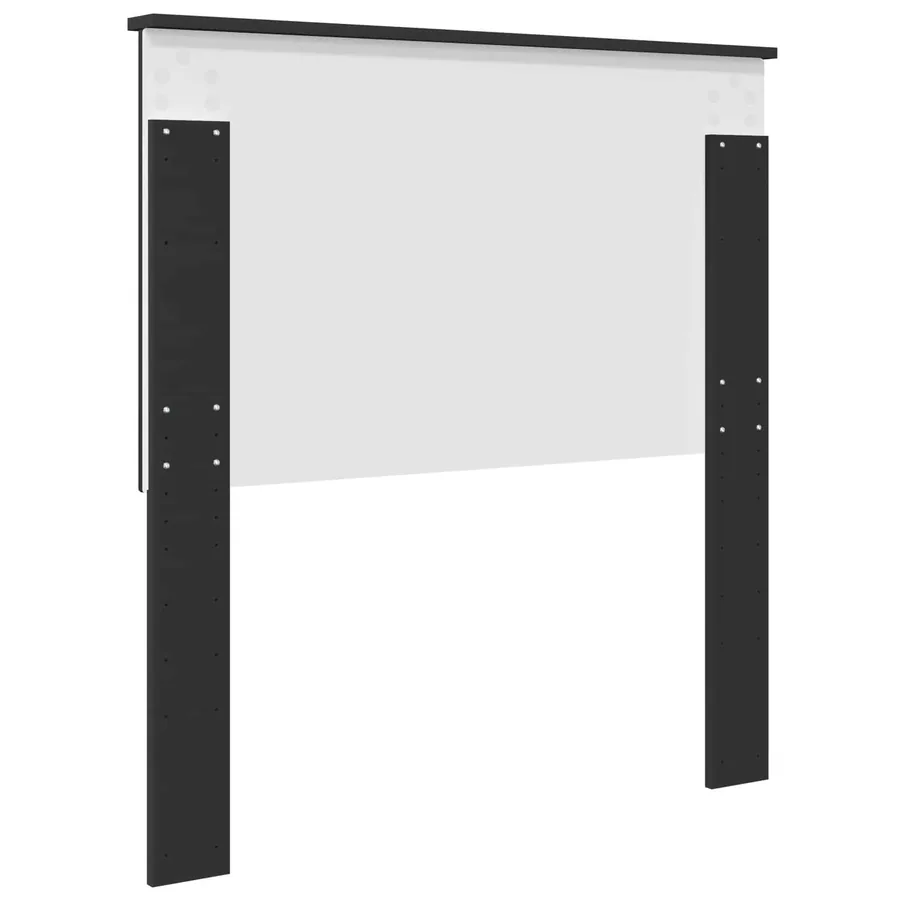 Tête de lit Chêne Noir 100 cm Bois d’ingénierie - 6
