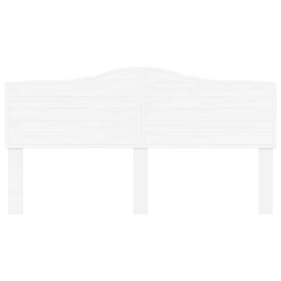 Tête de lit Blanc Bois d'ingénierie - 4