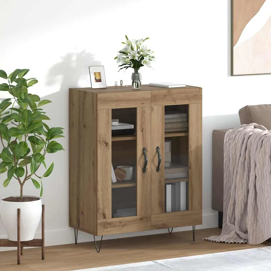 Buffet Chêne artisanal 69,5 x 34 x 90 cm Bois d'ingénierie