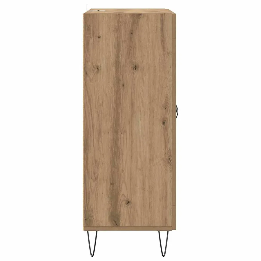 Buffet Chêne artisanal 69,5 x 34 x 90 cm Bois d'ingénierie - 7
