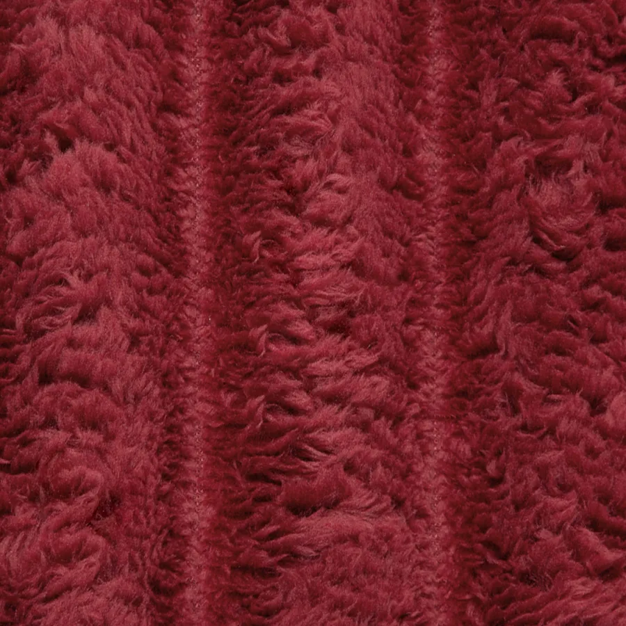 Jeté Rouge Bordeaux 200 x 150 cm Toison - 8