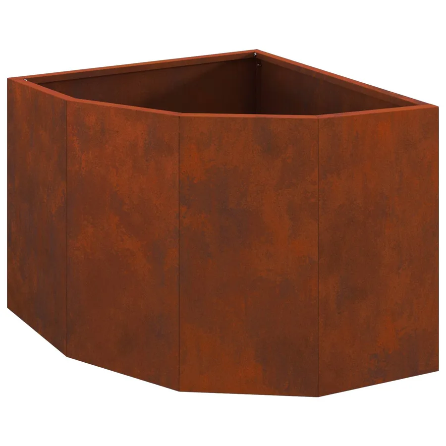 Jardinière d'Angle Rouillé 45 x 45 x 35 cm - 2