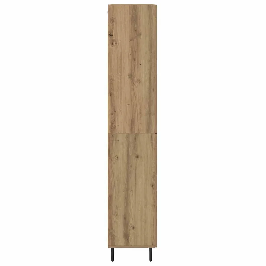 Haut Armoire 2 pcs Chêne artisanal 69,5 x 34 x 180 cm - 9