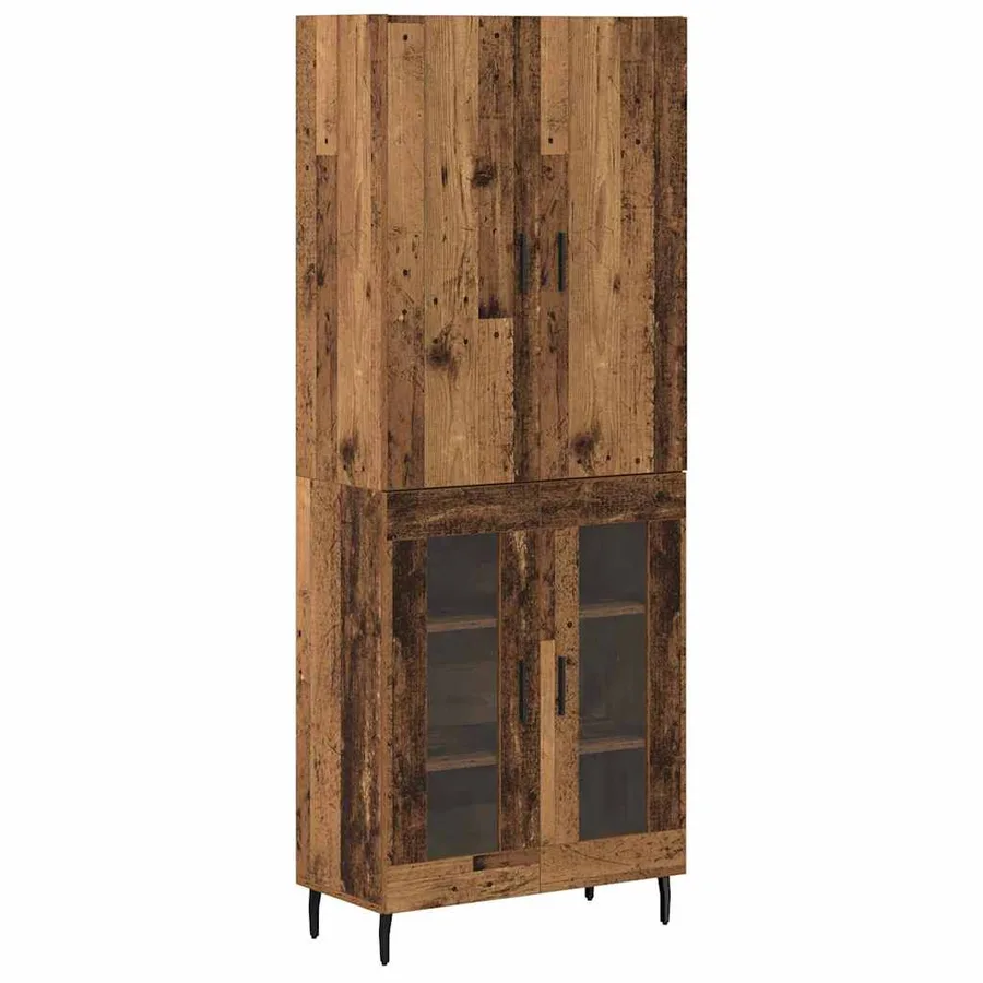 Haut Armoire Bois ancien 69,5 x 34 x 180 cm Bois d'ingénierie - 2
