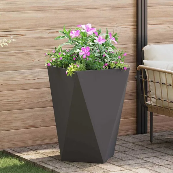 Jardinière Noir 50 x 50 x 75 cm Acier