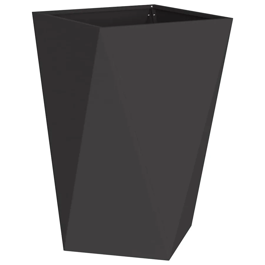 Jardinière Noir 50 x 50 x 75 cm Acier - 2
