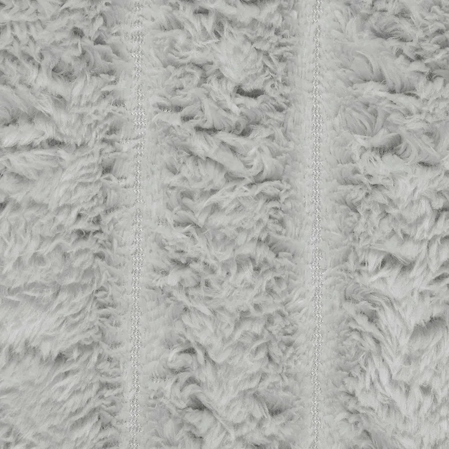Couvertures à jeter 6 pcs Gris 200 x 150 cm Toison - 9