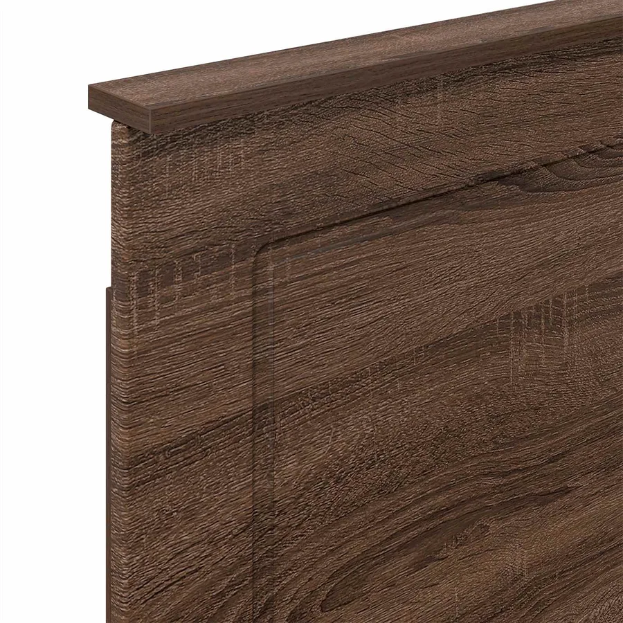 Tête de lit Chêne brun 100 cm Bois d’ingénierie - 7