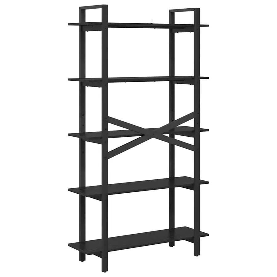 Étagère Chêne noir 100 x 33,5 x 178 cm Bois d'ingénierie - 7