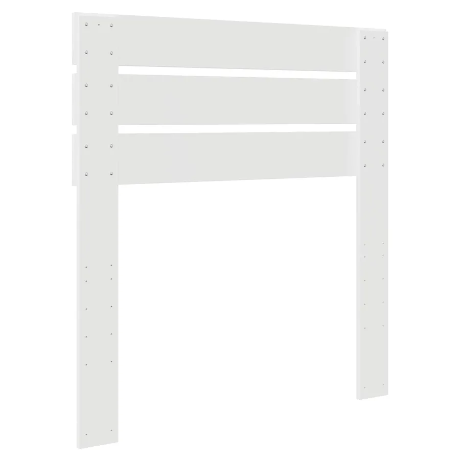 Tête de lit Blanc Bois d'ingénierie - 6