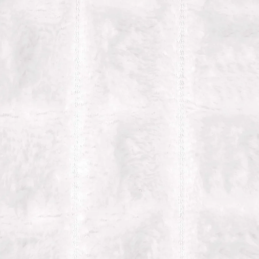 Jeté Blanc 200 x 150 cm Toison - 8