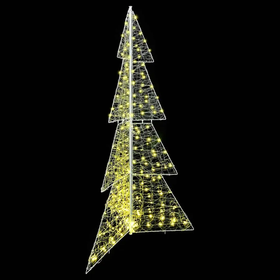 Sapin de Noël avec 240 LED Blanc chaud 180 cm Acrylique - 5