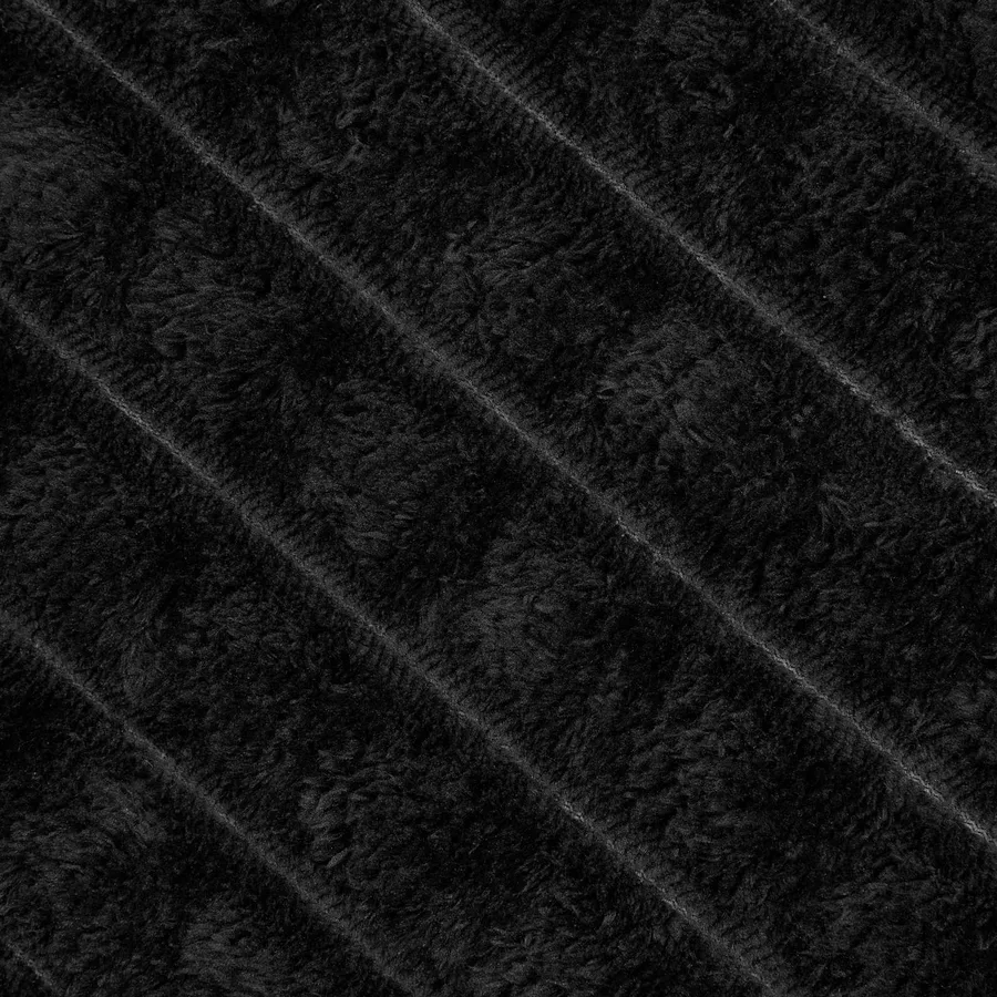 Jeté Noir 150 x 130 cm Toison - 7
