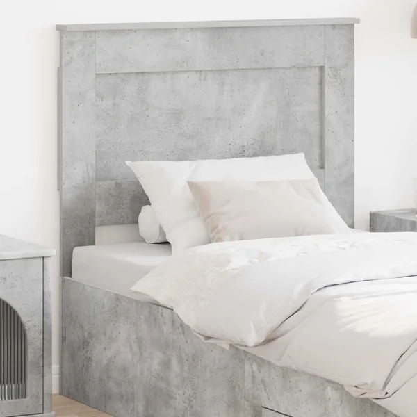 Tête de lit Gris béton 100 cm Bois d'ingénierie
