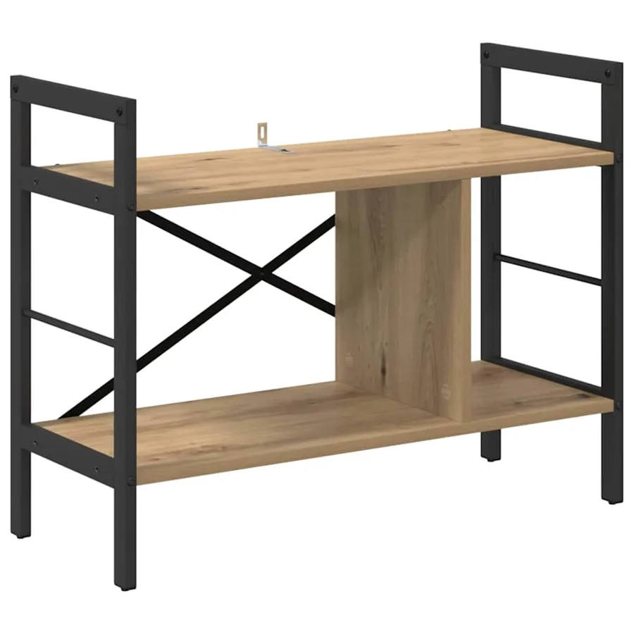 Étagère 3 niveaux 75 x 30 x 58,5 cm Bois d'ingénierie - 2