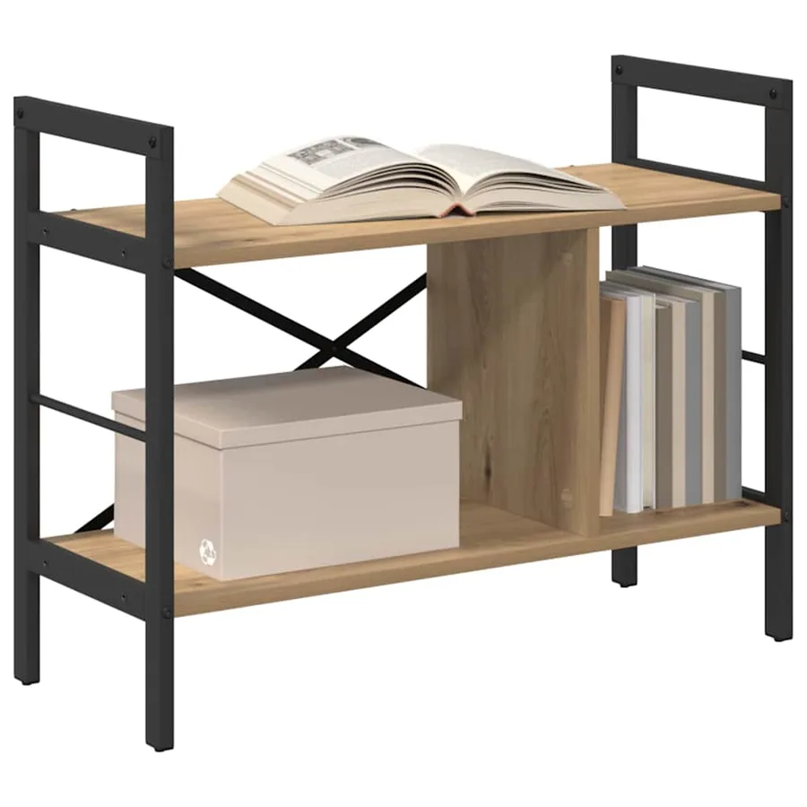 Étagère 3 niveaux 75 x 30 x 58,5 cm Bois d'ingénierie - 3