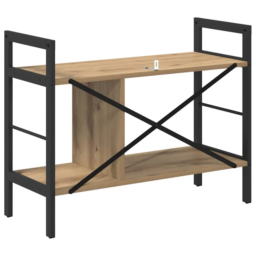 Étagère 3 niveaux 75 x 30 x 58,5 cm Bois d'ingénierie - 7