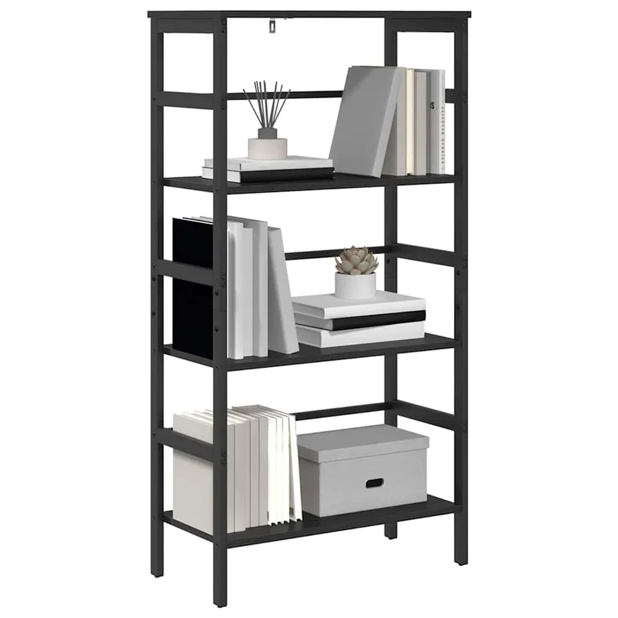 Étagère Chêne noir 60 x 29,5 x 115 cm Bois d'ingénierie - 3