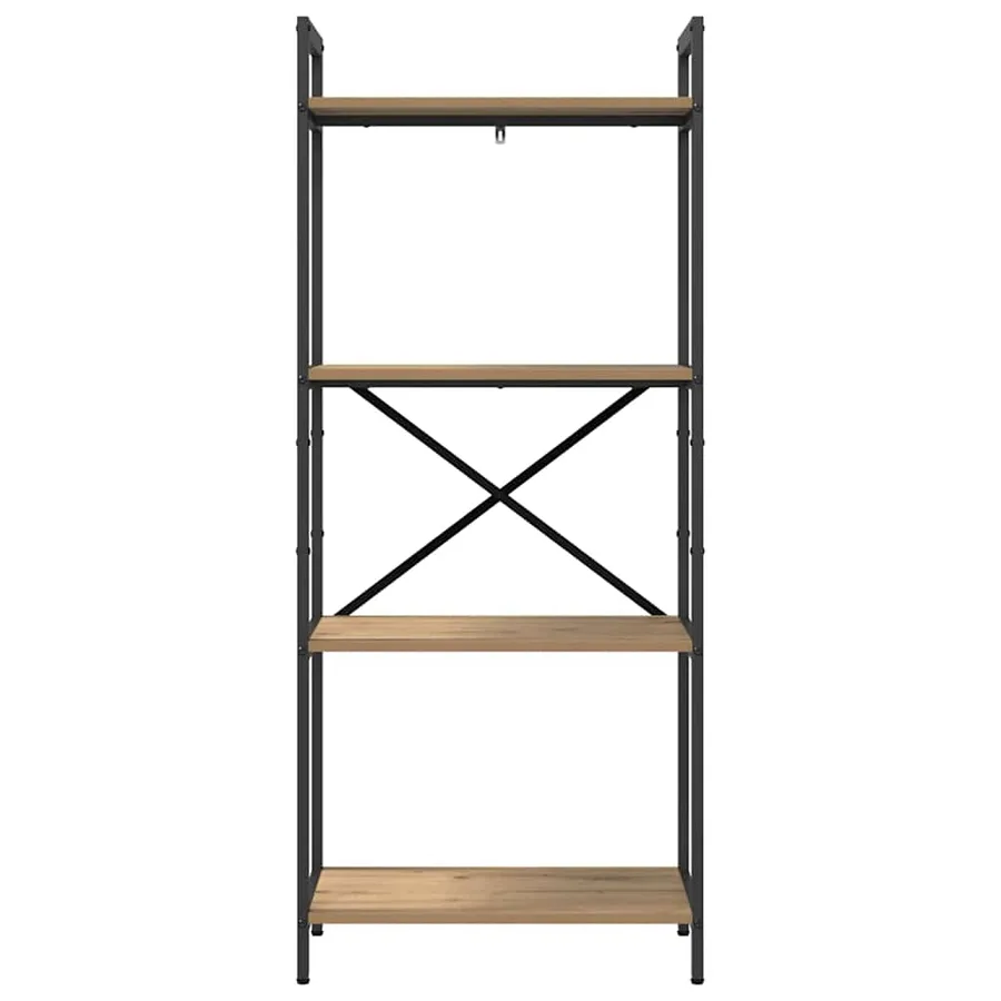 Étagère 4 niveaux 56 x 34 x 133,5 cm Bois d'ingénierie - 5