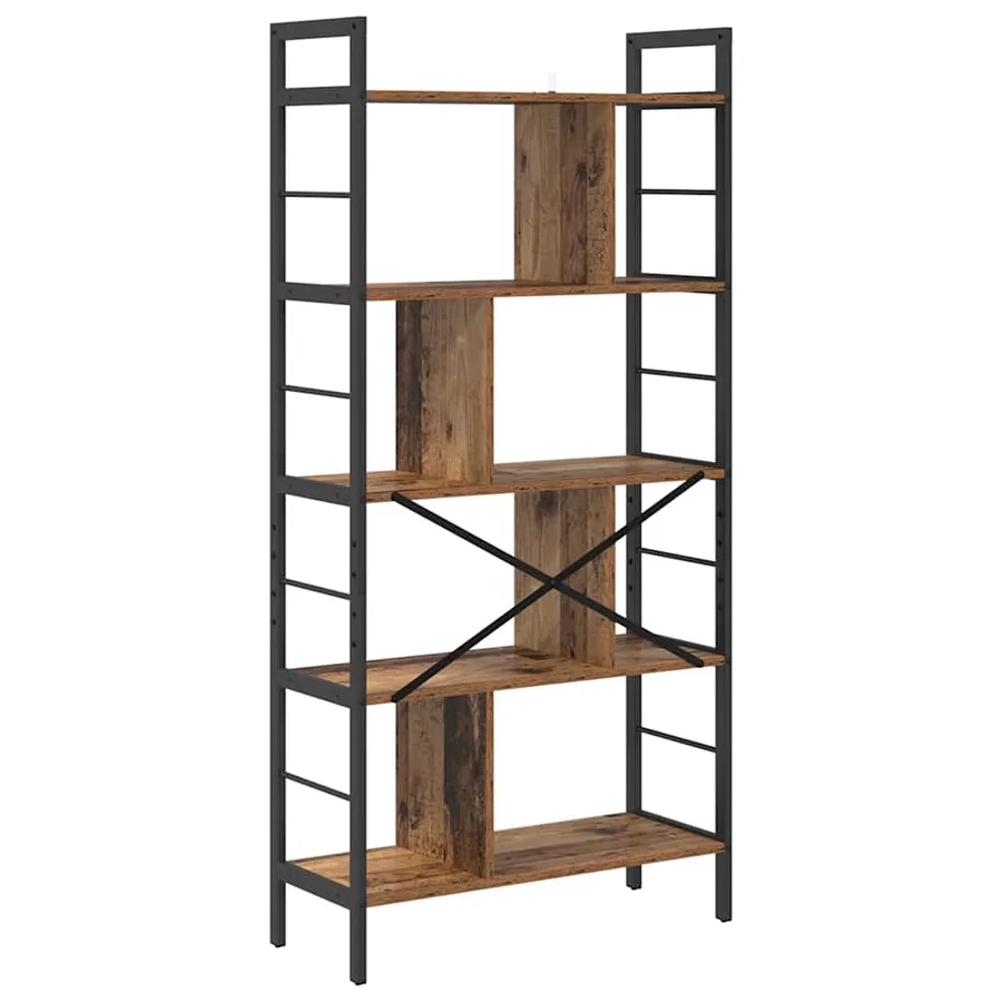 Étagère Bois Ancien 75 x 30 x 156 cm Bois d'ingénierie - 7
