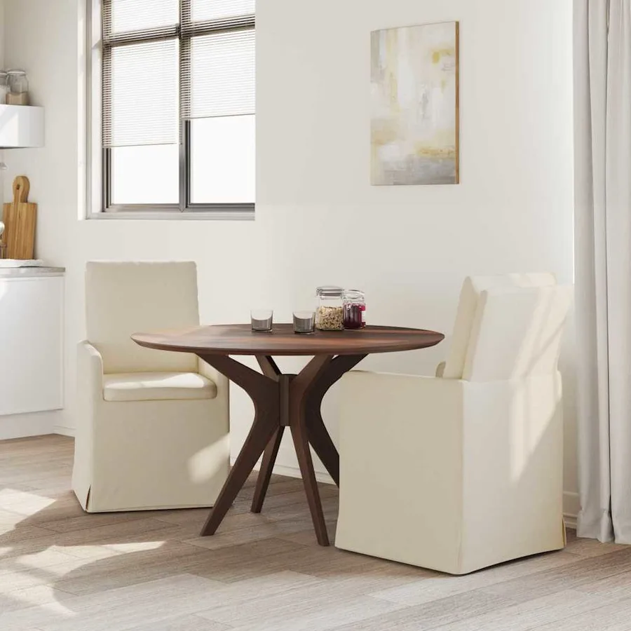 Chaises de salle à manger 2 pcs Beige 57 x 67 x 98 cm Lin - 3