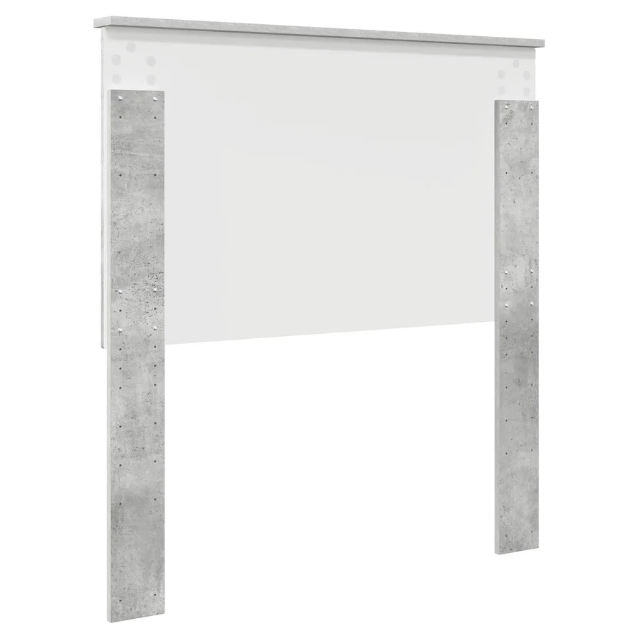 Tête de lit Gris Béton 100 cm Bois d’ingénierie - 6