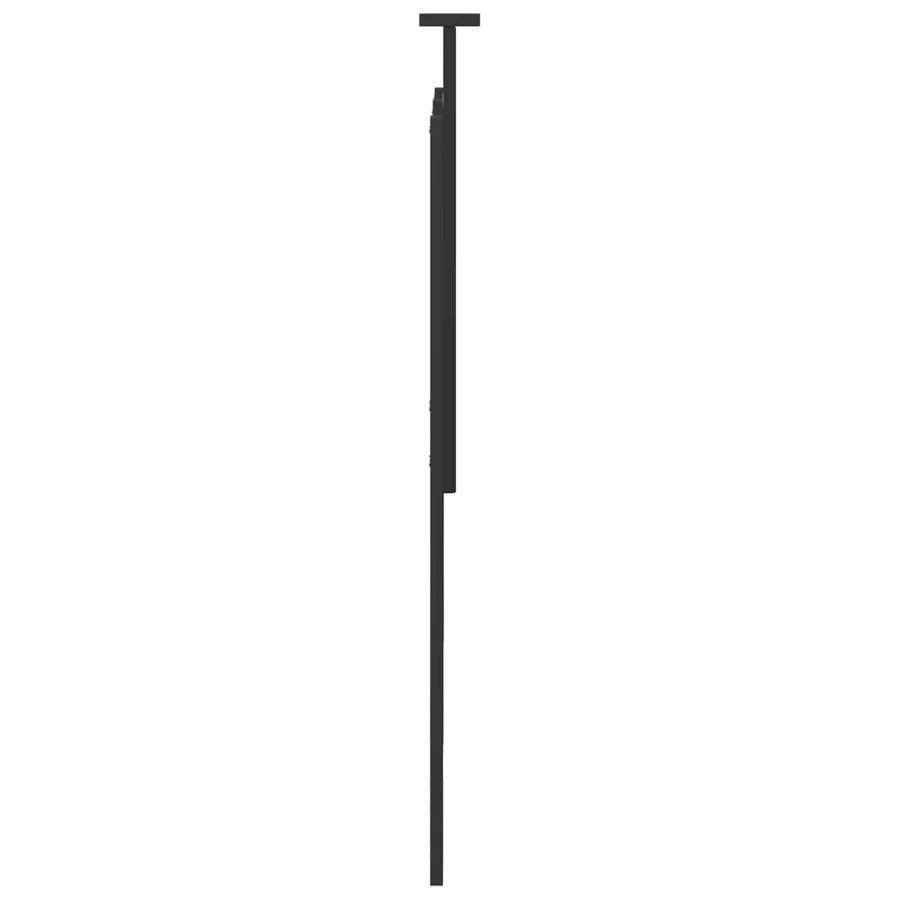 Tête de lit Chêne Noir 100 cm Bois d’ingénierie - 5