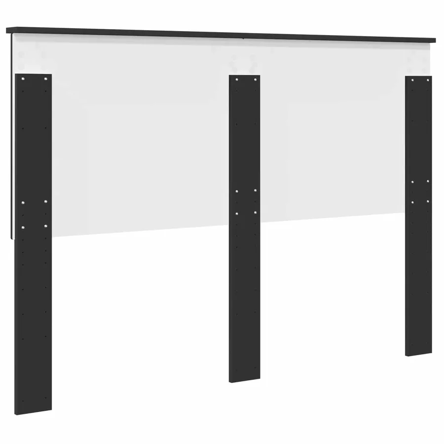 Tête de lit Chêne Noir 100 cm Bois d’ingénierie - 6